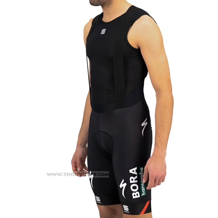 2021 Maillot Cyclisme Bora-Hansgrone Vert Manches Courtes et Cuissard